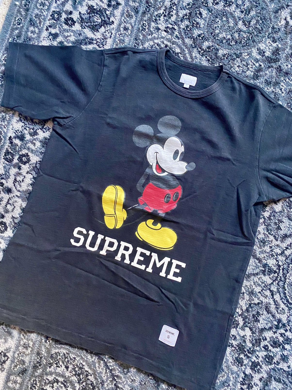 Disney × Supreme FW09 Mickey Mouse Shirt Size US S / EU 44-46 / 1 - 2 Thumbnail