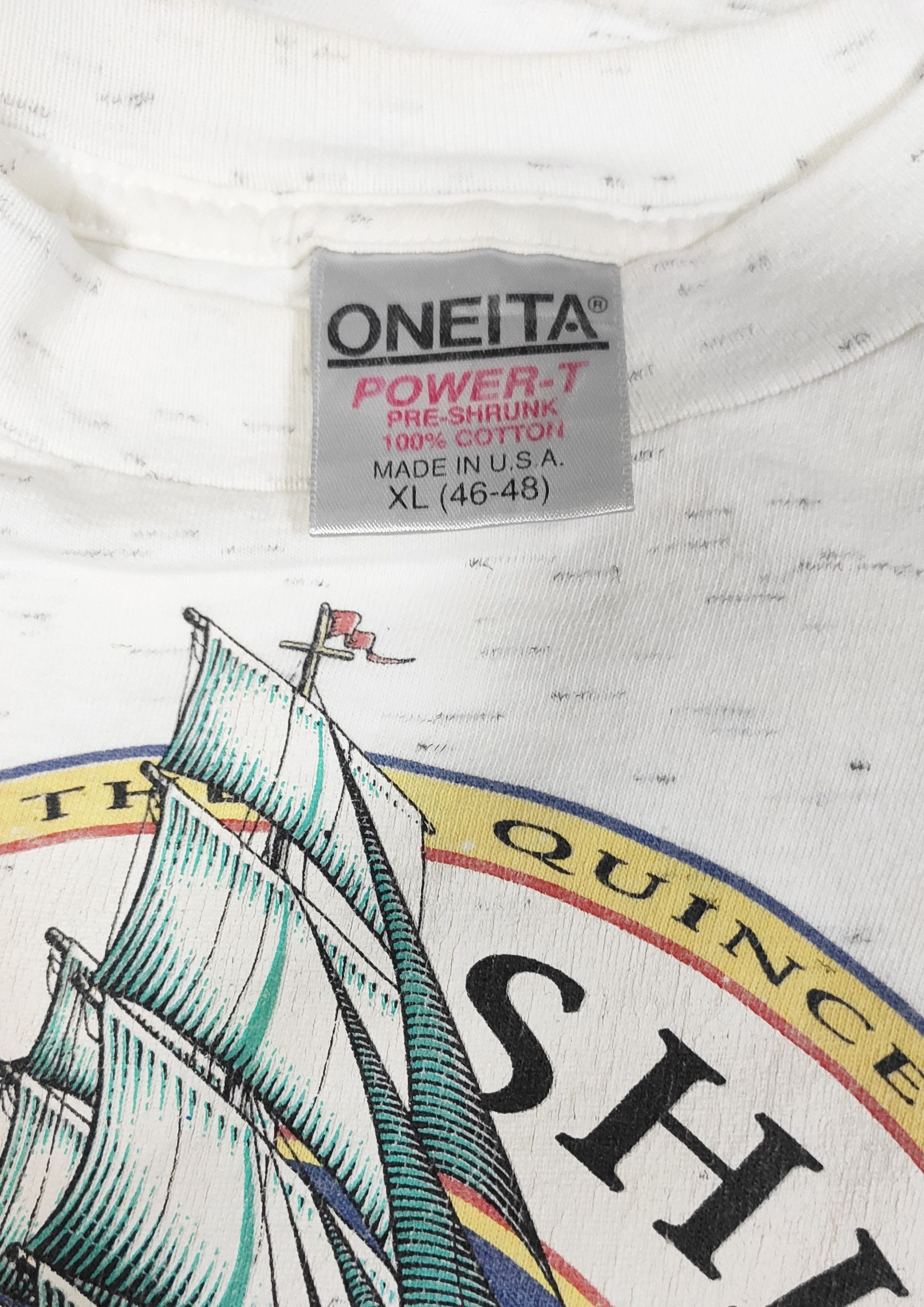 Vintage vintage tall ship boston harbor Size US XL / EU 56 / 4 - 2 Thumbnail