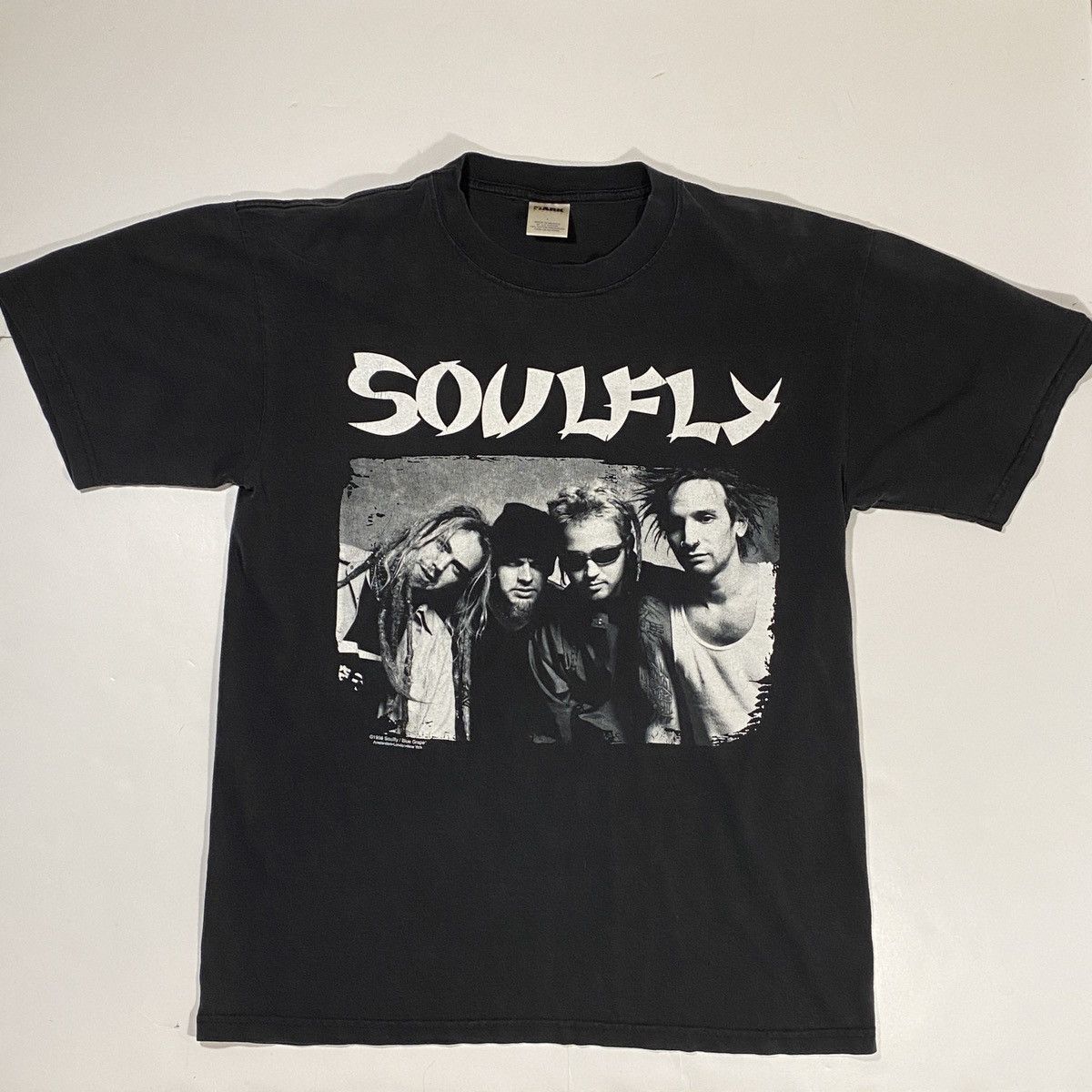 Band Tees × Giant × Vintage 98’ Soulfly Group Tee Size US L / EU 52-54 / 3 - 1 Thumbnail