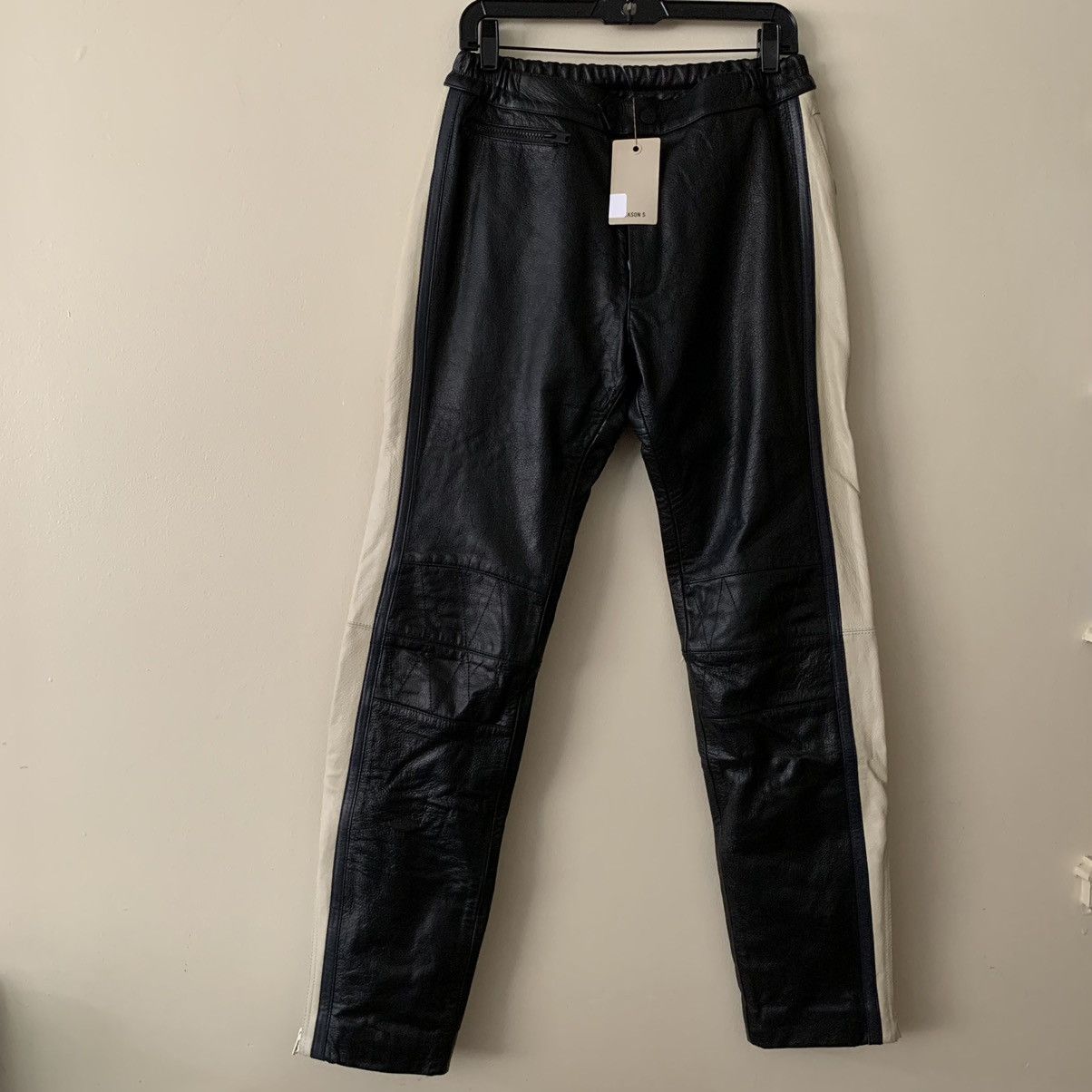 Yeezy UNRELEASED YEEZY SEASON 5 LEATHER BIKER PANTS Size US 34 / EU 50 - 4 Thumbnail