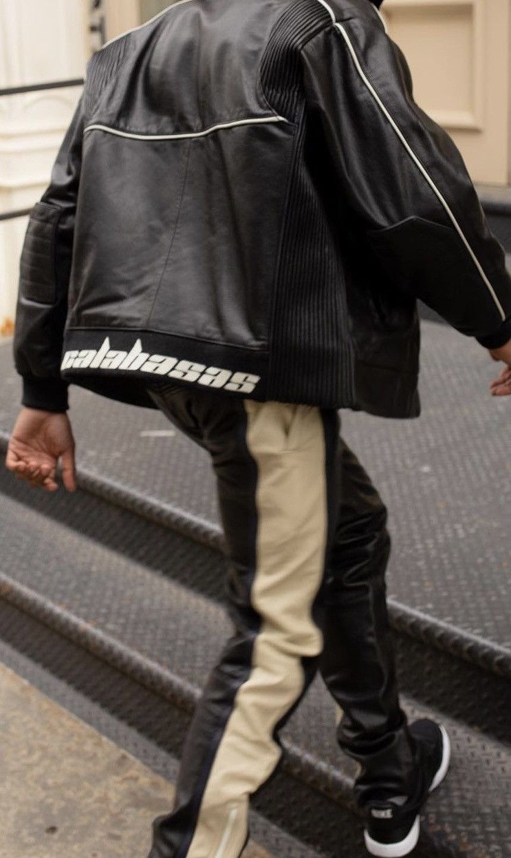 Yeezy UNRELEASED YEEZY SEASON 5 LEATHER BIKER PANTS Size US 34 / EU 50 - 10 Thumbnail