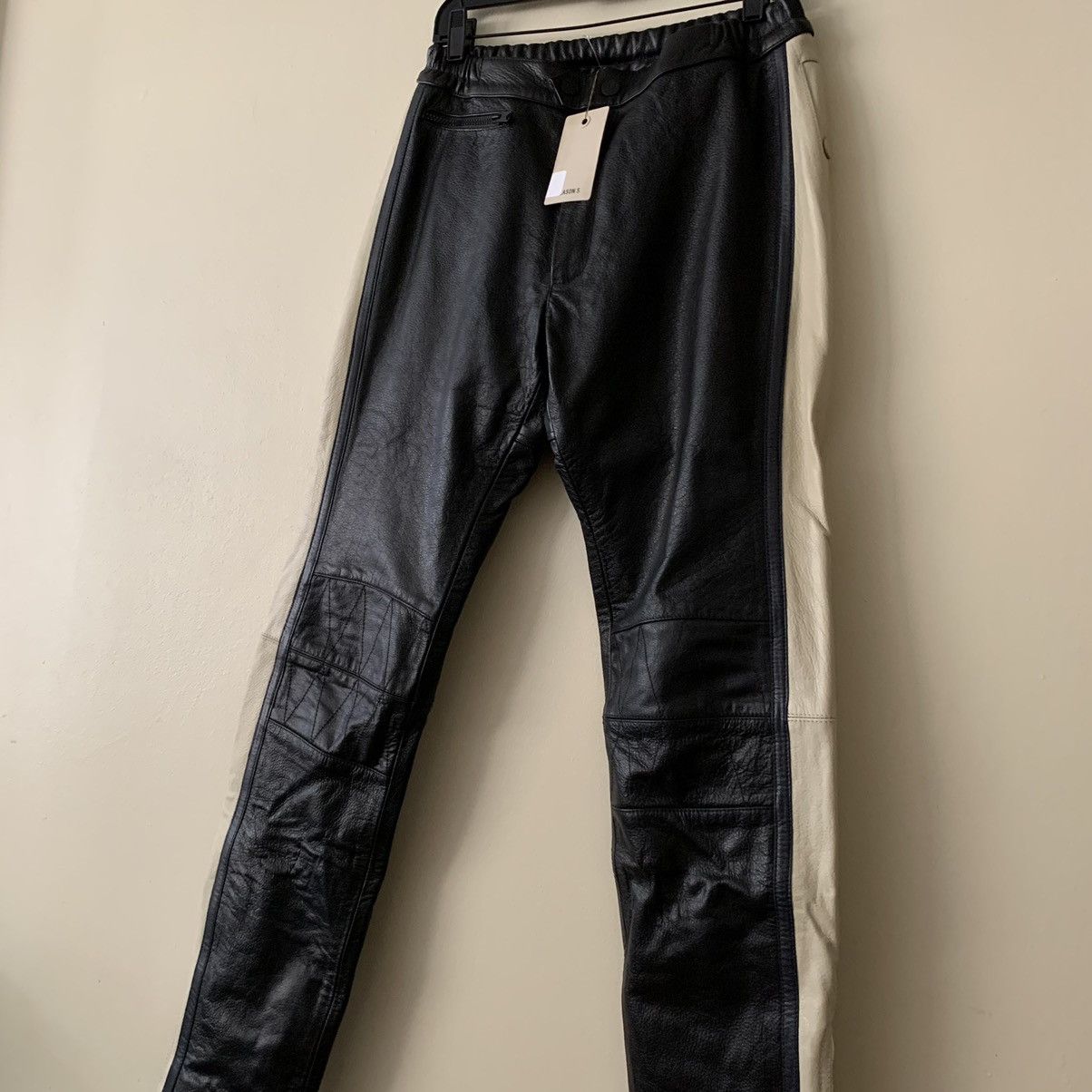 Yeezy UNRELEASED YEEZY SEASON 5 LEATHER BIKER PANTS Size US 34 / EU 50 - 3 Thumbnail