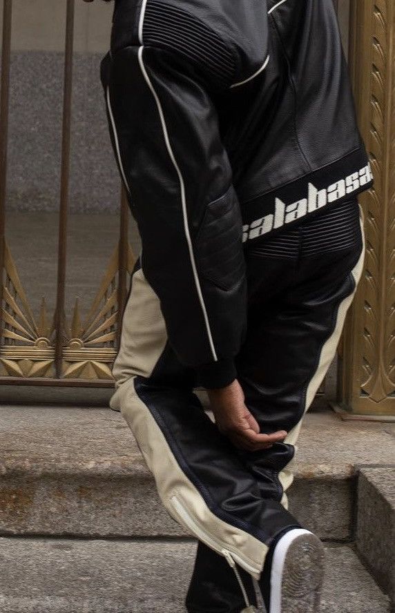 Yeezy UNRELEASED YEEZY SEASON 5 LEATHER BIKER PANTS Size US 34 / EU 50 - 11 Thumbnail