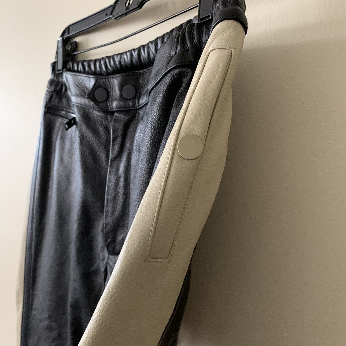 Yeezy UNRELEASED YEEZY SEASON 5 LEATHER BIKER PANTS Size US 34 / EU 50 - 7 Thumbnail