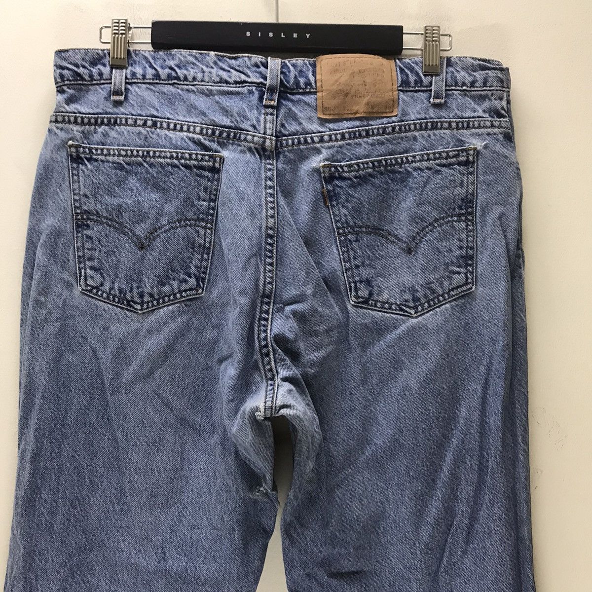 Levi's Vintage 90s Levis 550 Relaxed Tapered Stonewash Size US 37 - 11 Thumbnail