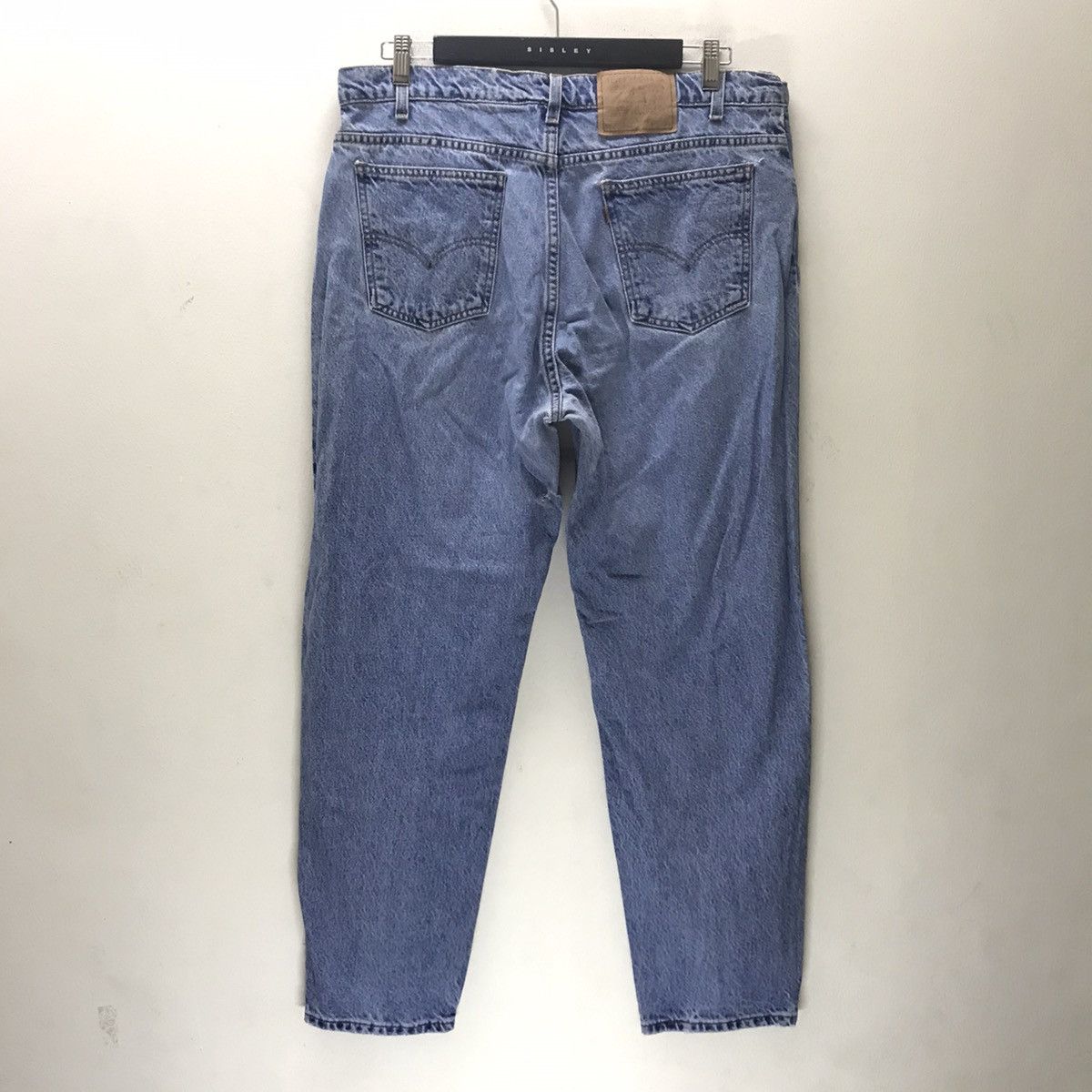 Levi's Vintage 90s Levis 550 Relaxed Tapered Stonewash Size US 37 - 10 Thumbnail