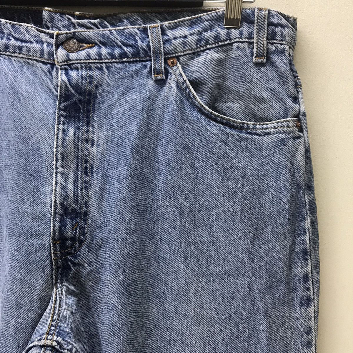Levi's Vintage 90s Levis 550 Relaxed Tapered Stonewash Size US 37 - 5 Thumbnail