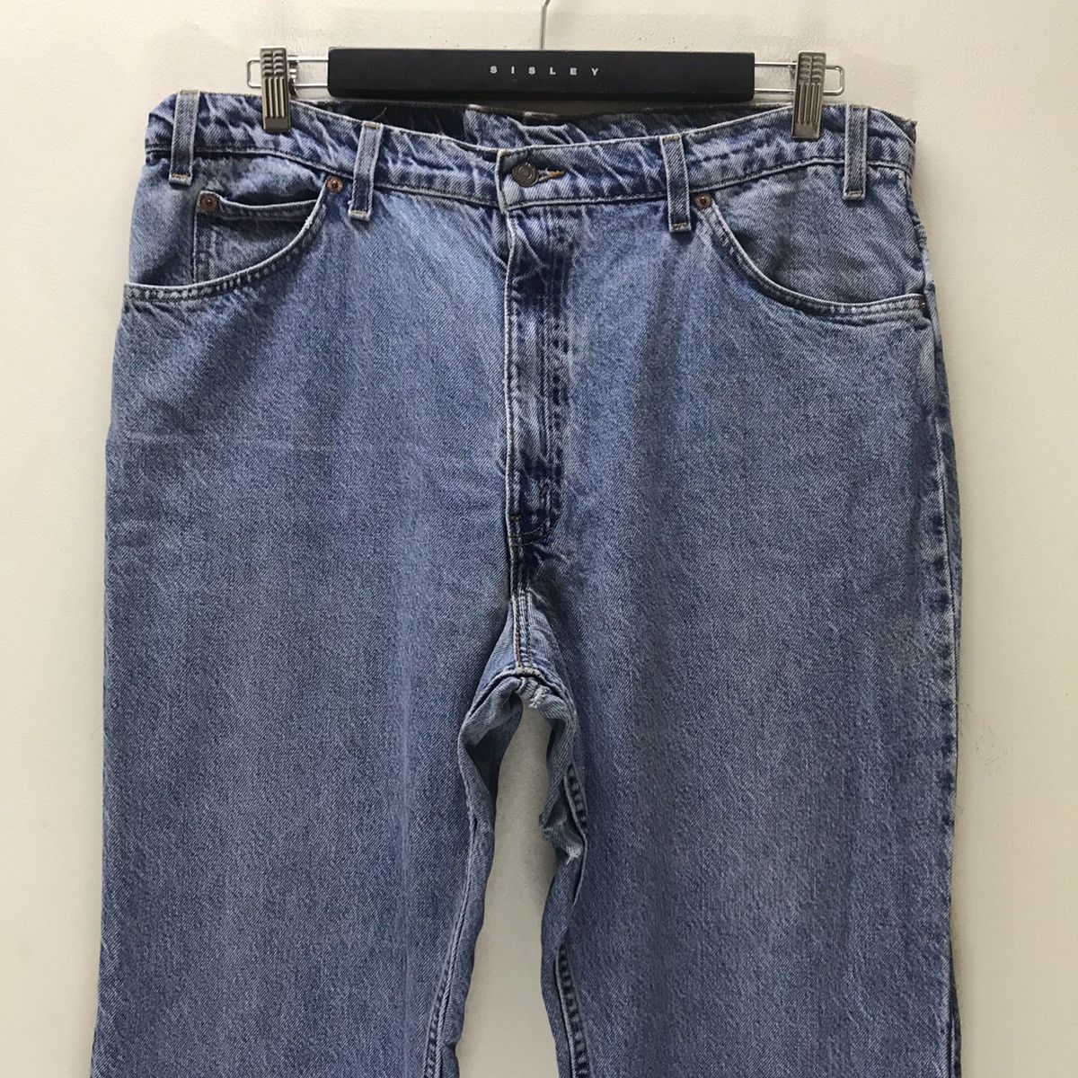 Levi's Vintage 90s Levis 550 Relaxed Tapered Stonewash Size US 37 - 3 Thumbnail
