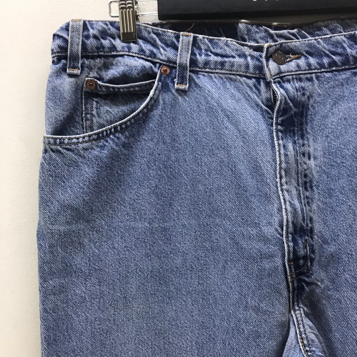 Levi's Vintage 90s Levis 550 Relaxed Tapered Stonewash Size US 37 - 4 Thumbnail