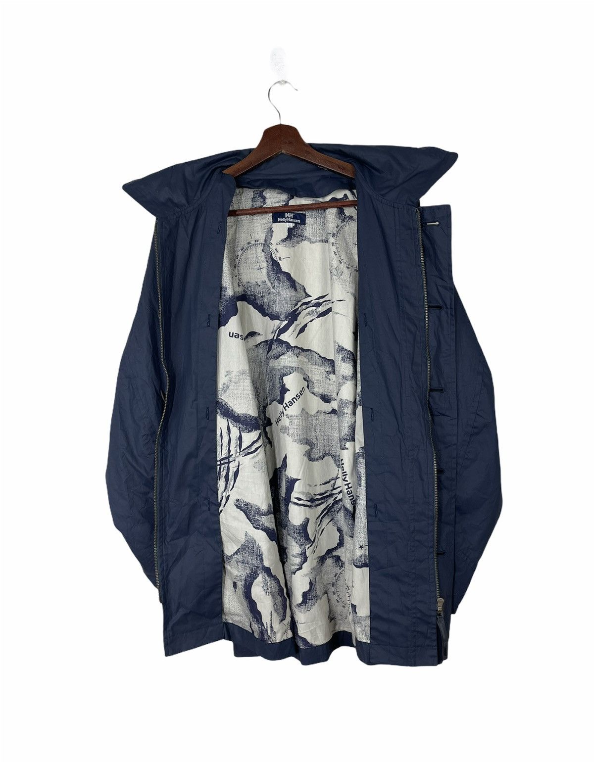 Helly Hansen × The Mountain Rare Helly Hansen Trench Coat Collection Fullprinted Size US M / EU 48-50 / 2 - 6 Thumbnail