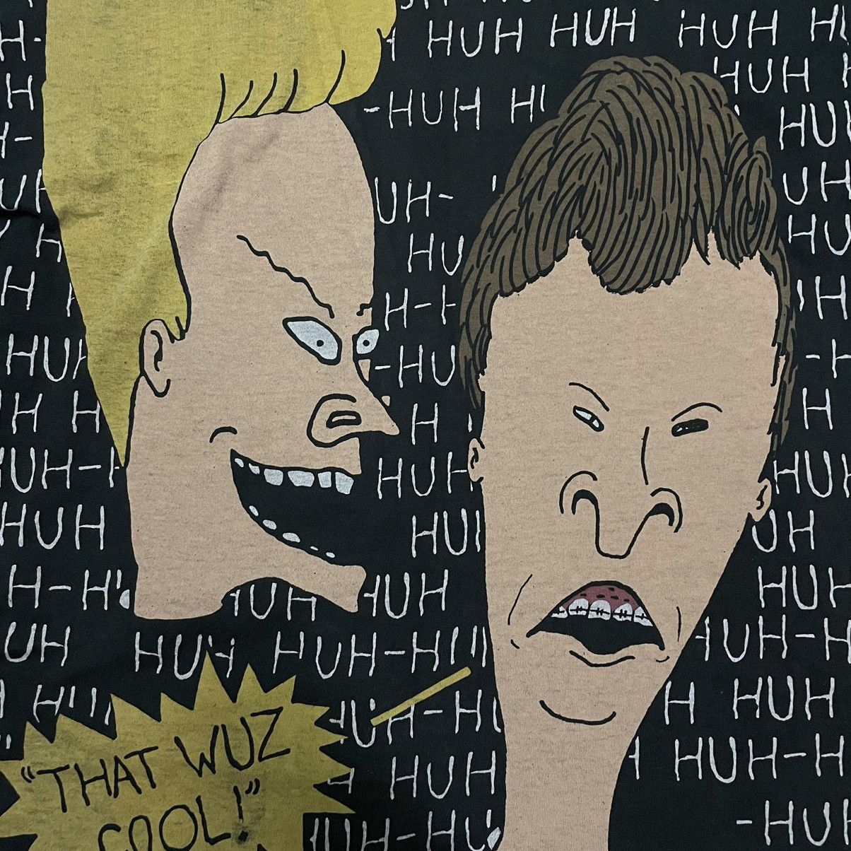 Vintage RARE VINTAGE BEAVIS AND BUTTHEAD OVERPRINT Size US XL / EU 56 / 4 - 5 Thumbnail
