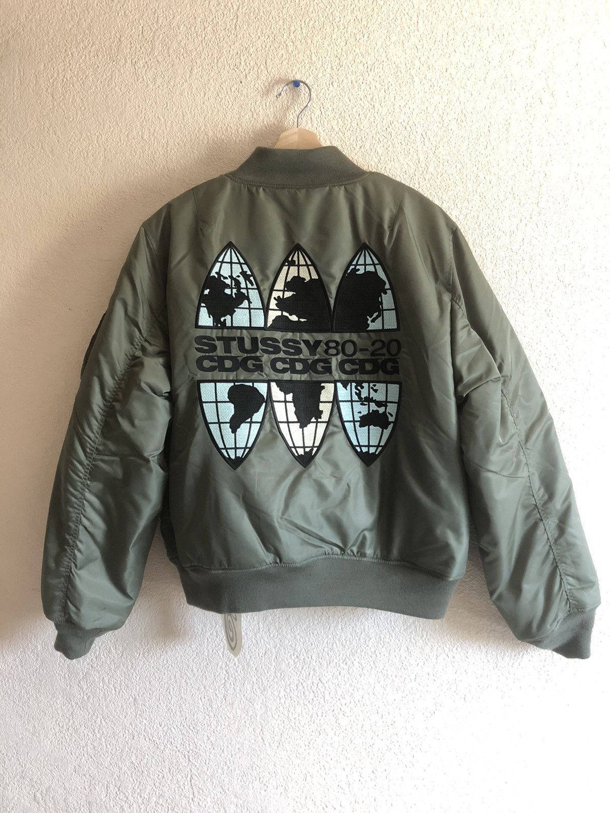 Stussy Stussy x CDG MA-1 Jacket | Grailed