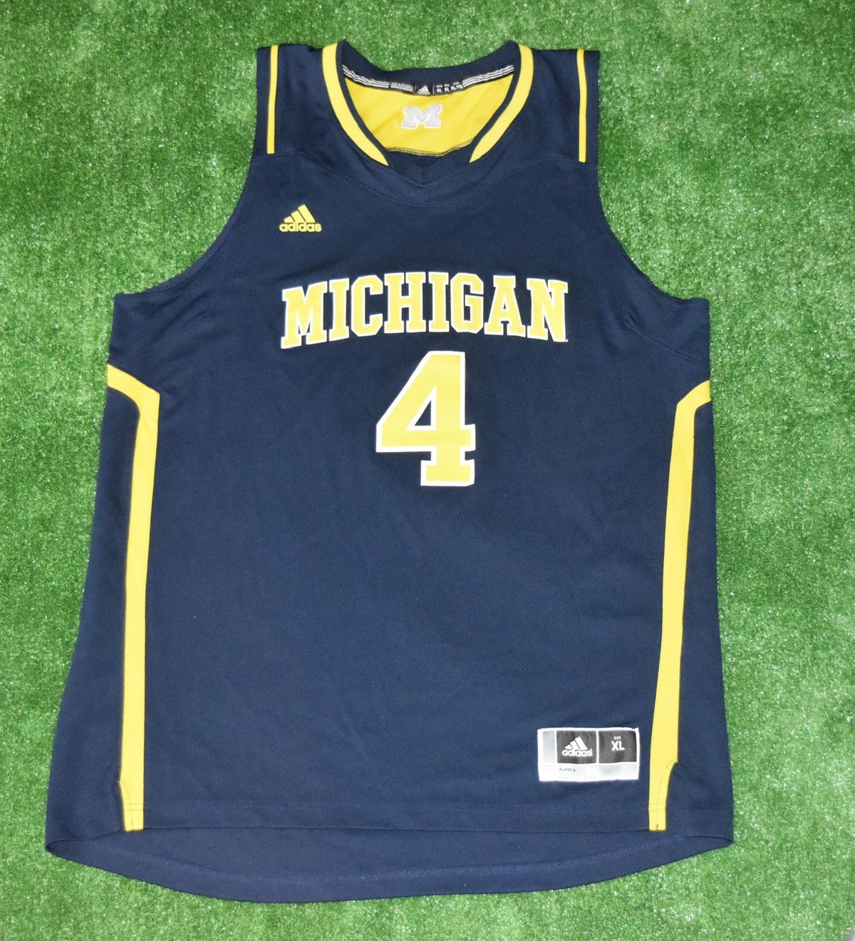 Adidas Chris Webber Michigan Wolverines Basketball NCAA Jersey Size US XL / EU 56 / 4 - 1 Preview