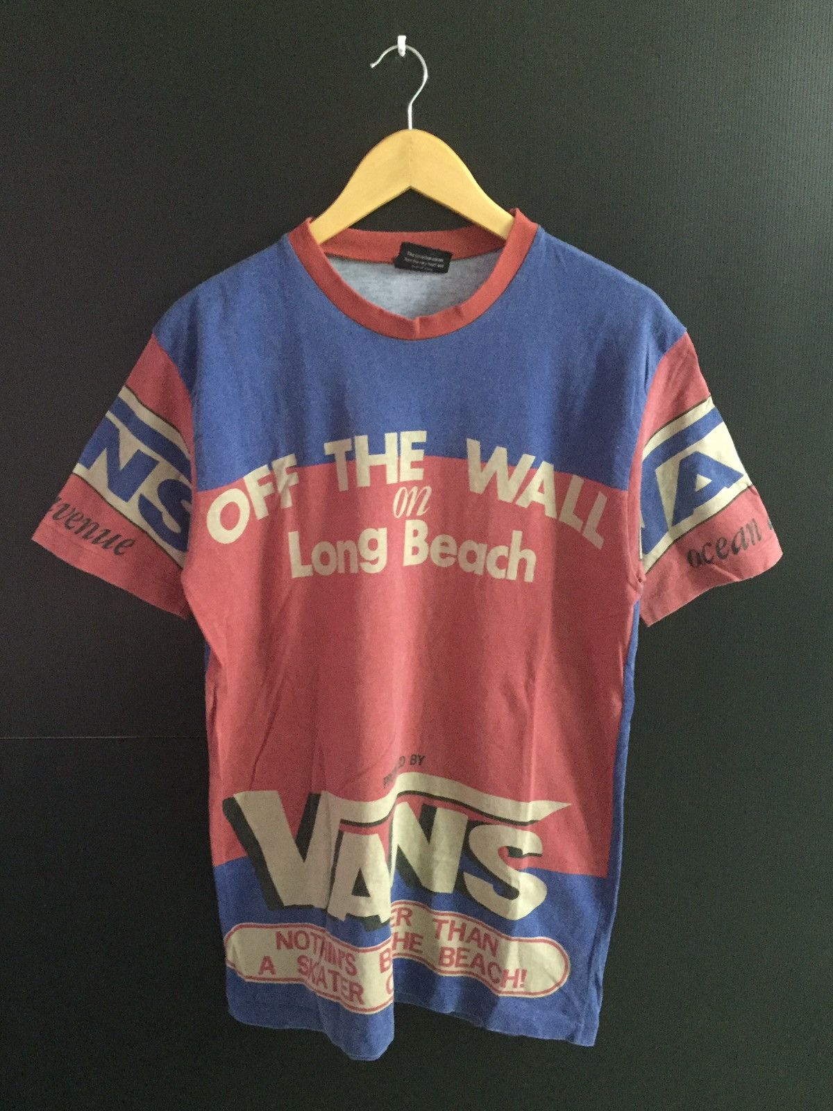 Vintage Vintage 80's 90's Vans Fullprint Rare Japan Made Tee | Grailed