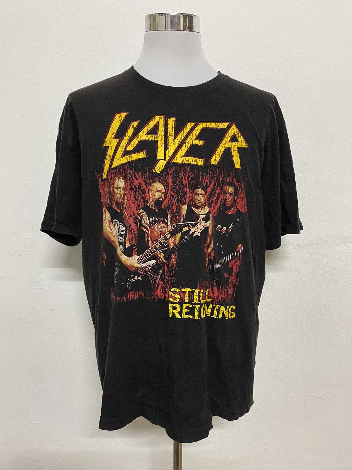 Band Tees × Slayer × Vintage vintage 90s slayer tee Size US XXL / EU 58 / 5 - 1 Thumbnail