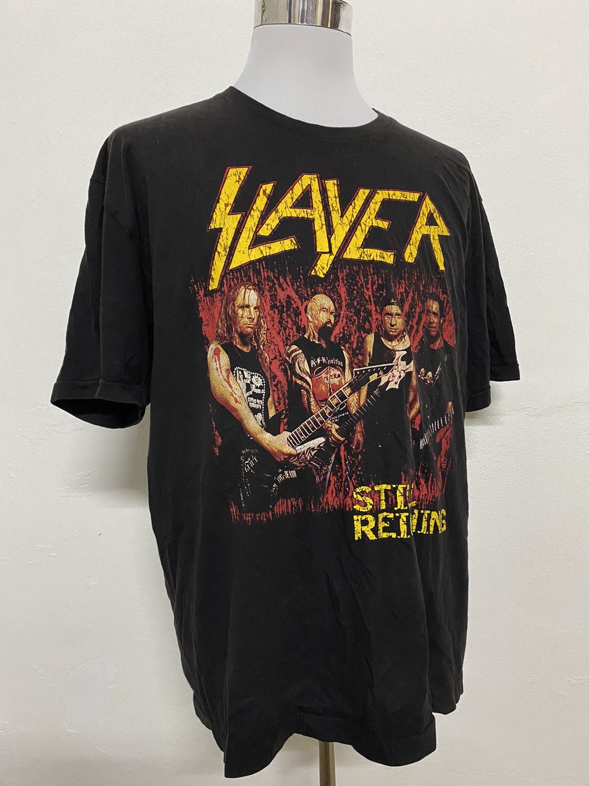 Band Tees × Slayer × Vintage vintage 90s slayer tee Size US XXL / EU 58 / 5 - 3 Thumbnail