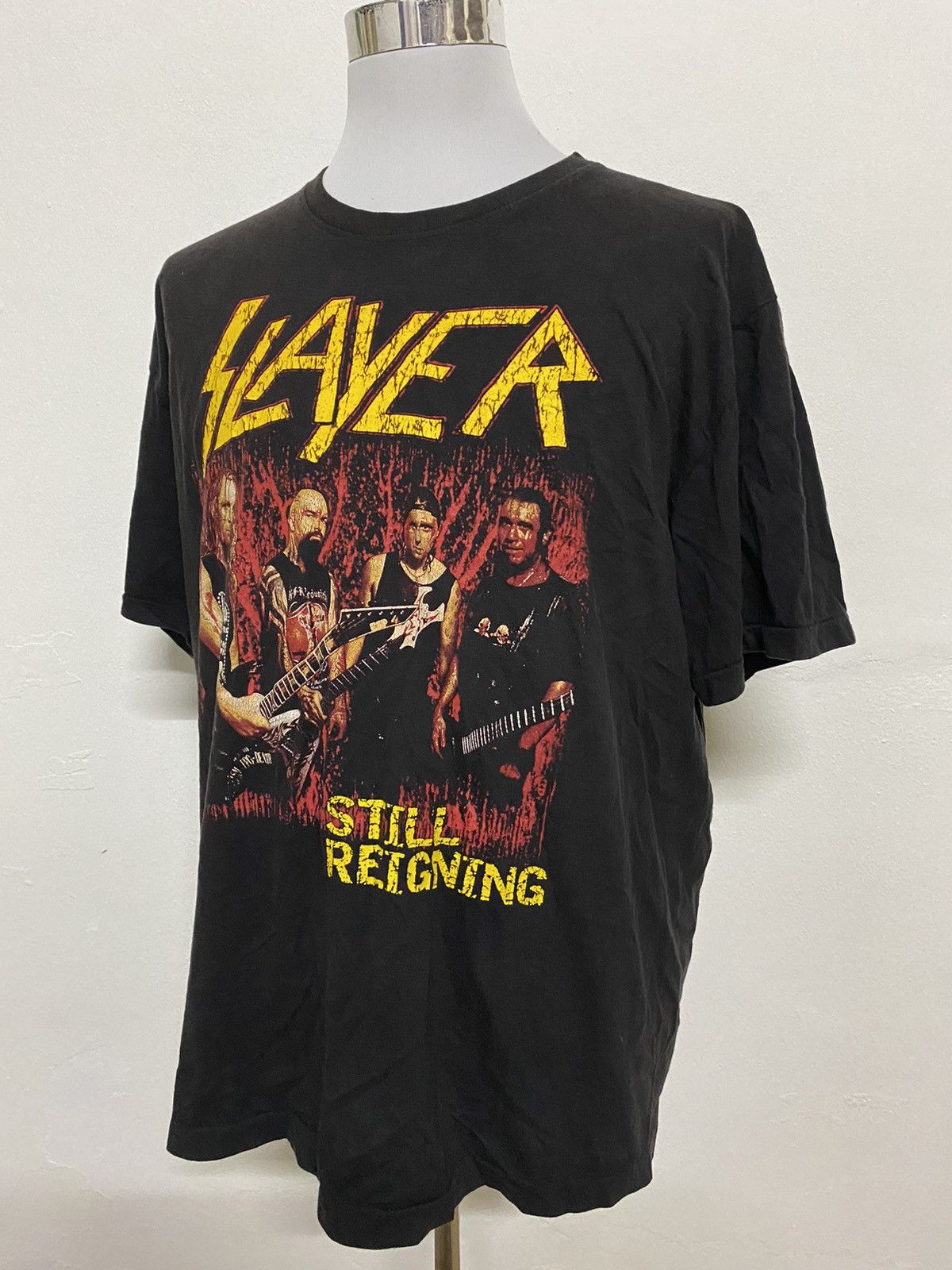 Band Tees × Slayer × Vintage vintage 90s slayer tee Size US XXL / EU 58 / 5 - 4 Thumbnail