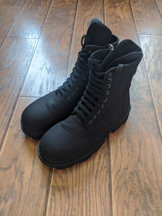 Rick Owens Rick Owens DRKSHDW Megatooth Army Boots | Grailed