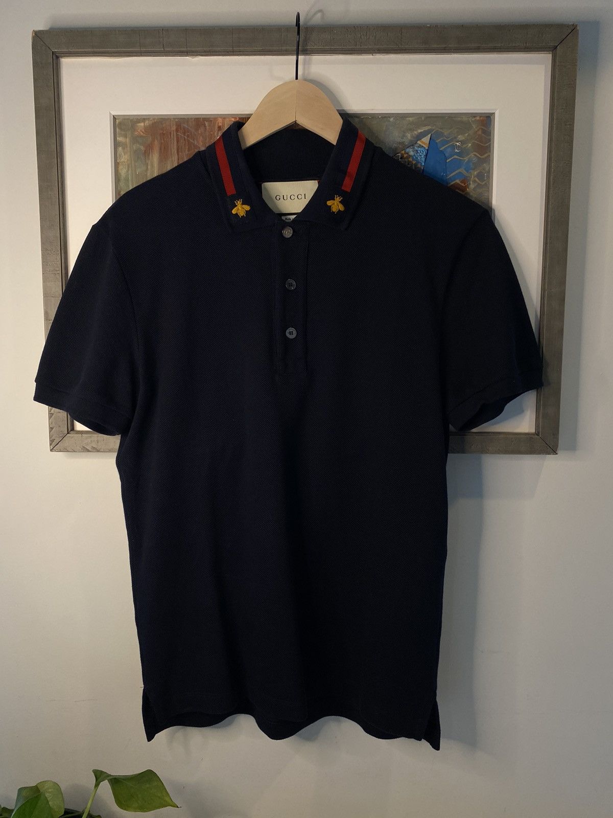 Gucci 🐝 Gucci • Bee Web Detail Polo 🐝 Size US XS / EU 42 / 0 - 4 Thumbnail