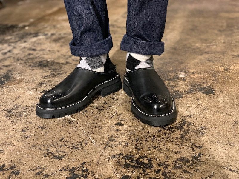 靴 Hender Scheme Commando Brown Hender Scheme Commando Brown