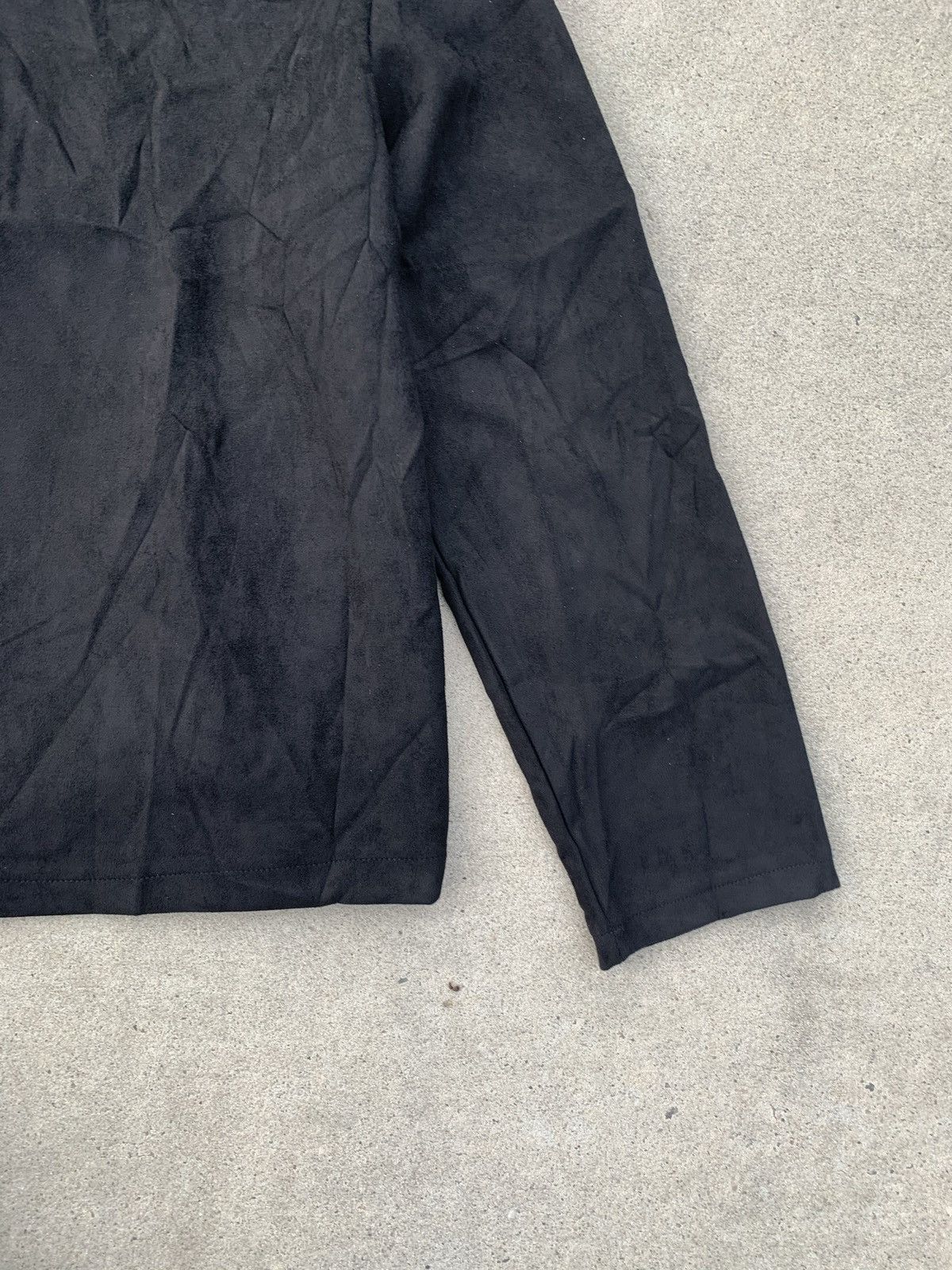 Vintage Vintage Streetwear Midnight Black Suede Cropped Jacket Size US M / EU 48-50 / 2 - 11 Thumbnail