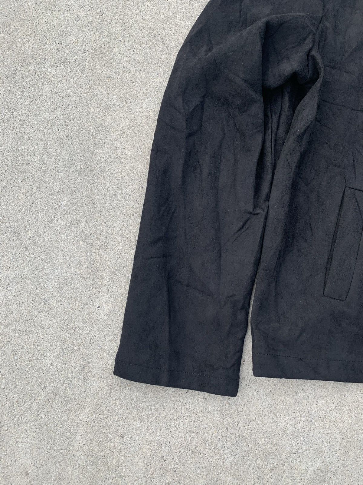 Vintage Vintage Streetwear Midnight Black Suede Cropped Jacket Size US M / EU 48-50 / 2 - 5 Thumbnail