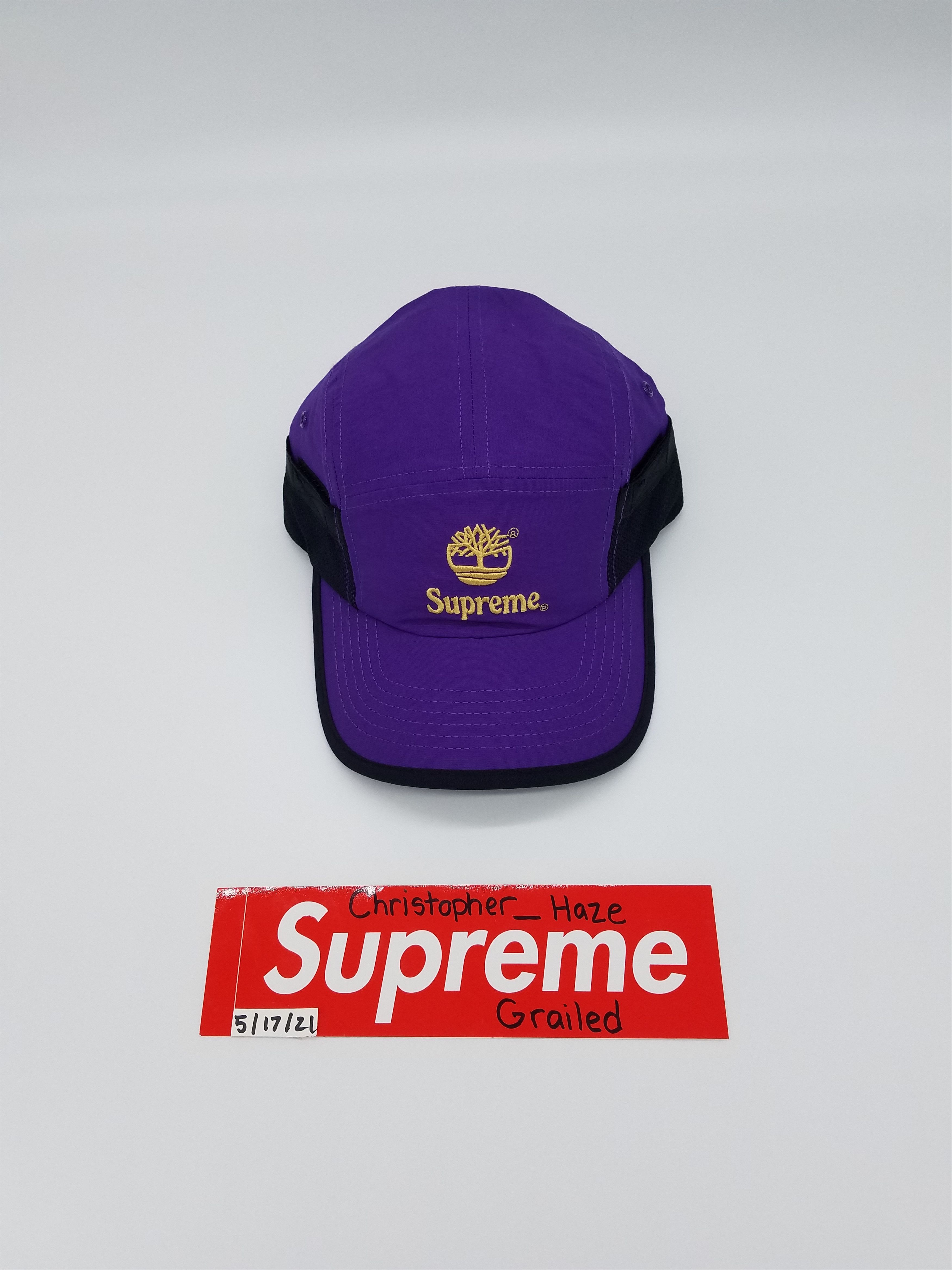 Supreme × Timberland Supreme x Timberland Camp Cap Purple SS21 | Grailed