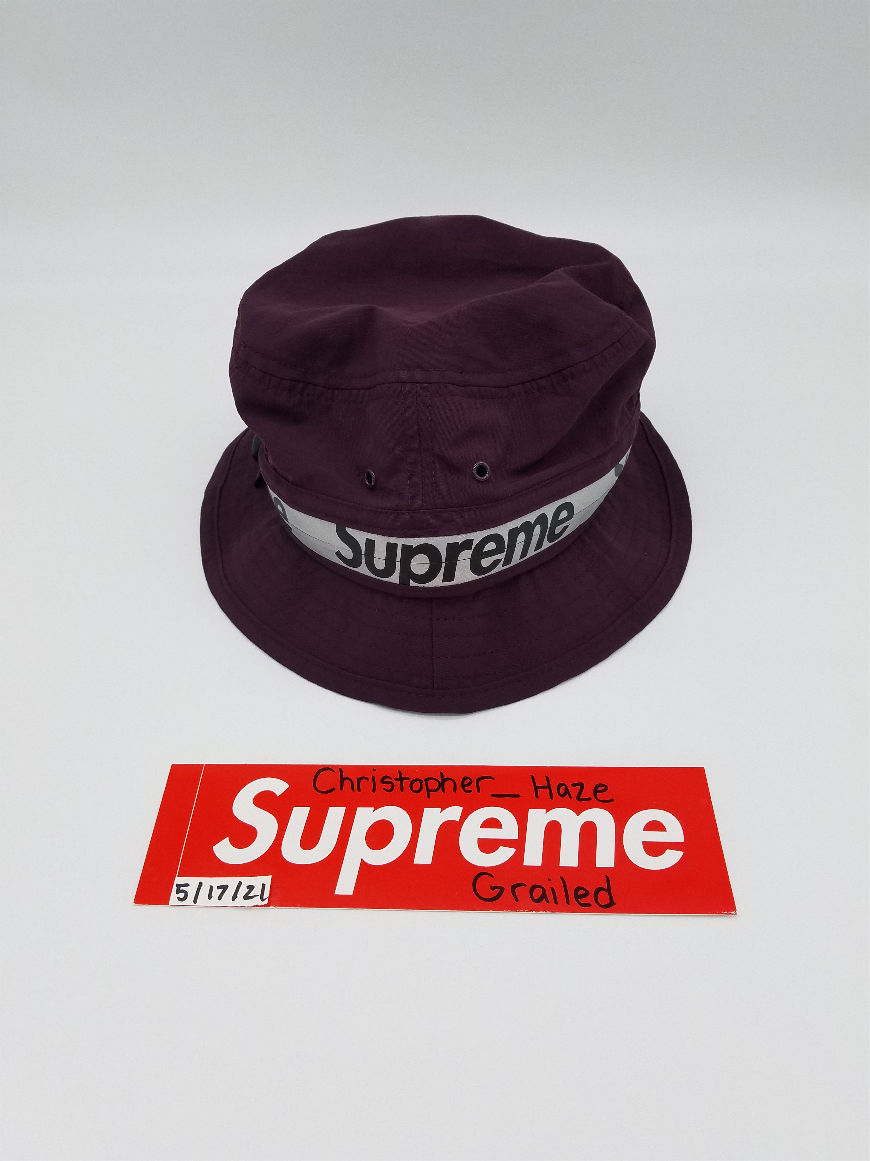 Supreme Supreme Reflective Zip Crusher M/L Purple SS21 | Grailed