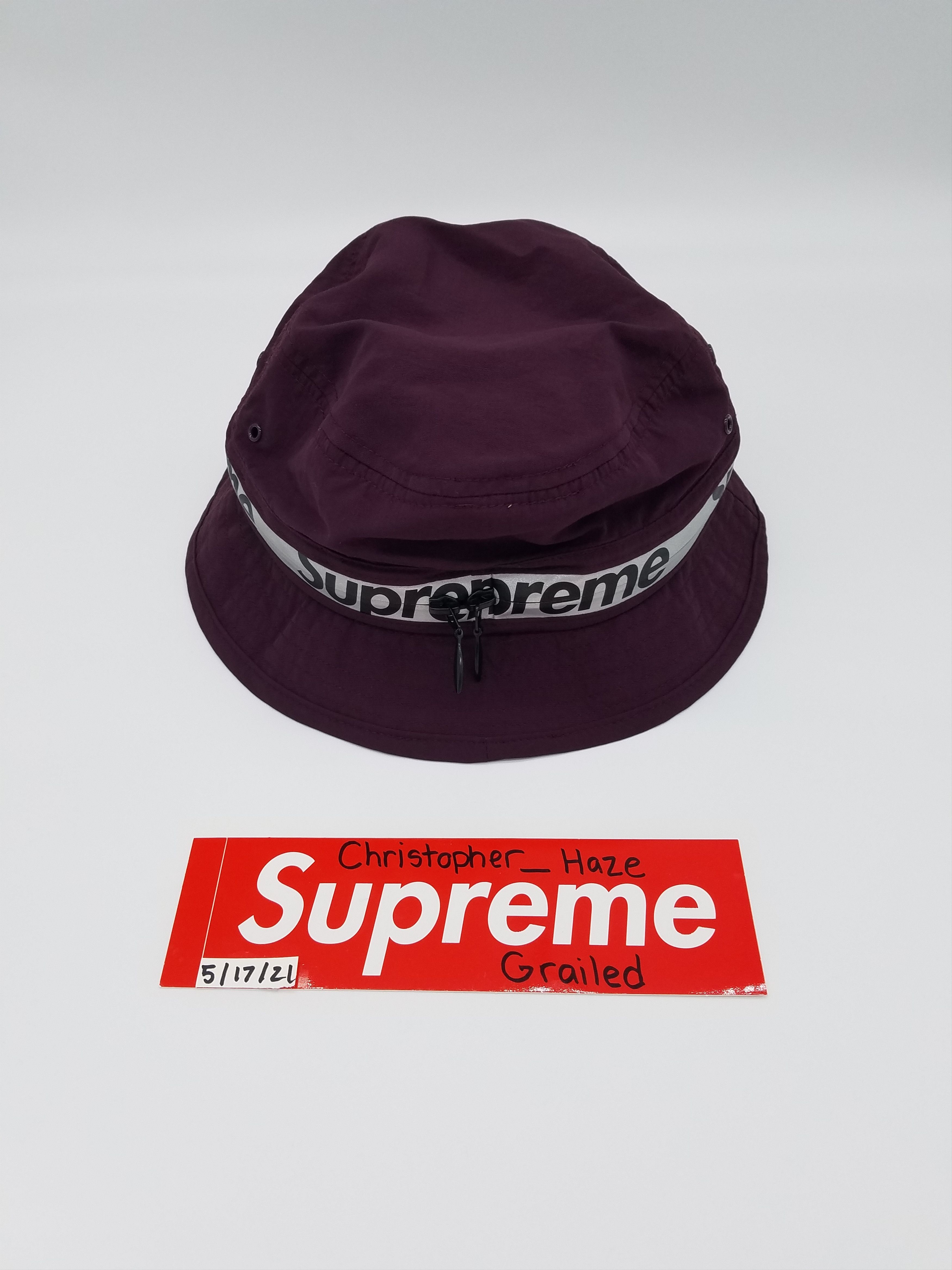 Supreme Reflective Zip Crusher M/L Purple SS21
