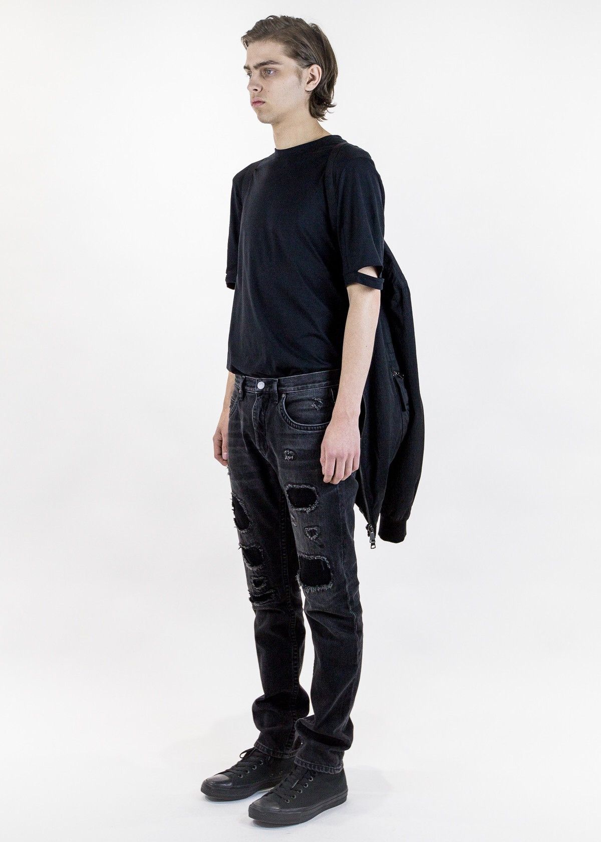 Helmut Lang Kimono Style Bomber Jacket With Shoulder Straps Size US M / EU 48-50 / 2 - 3 Thumbnail