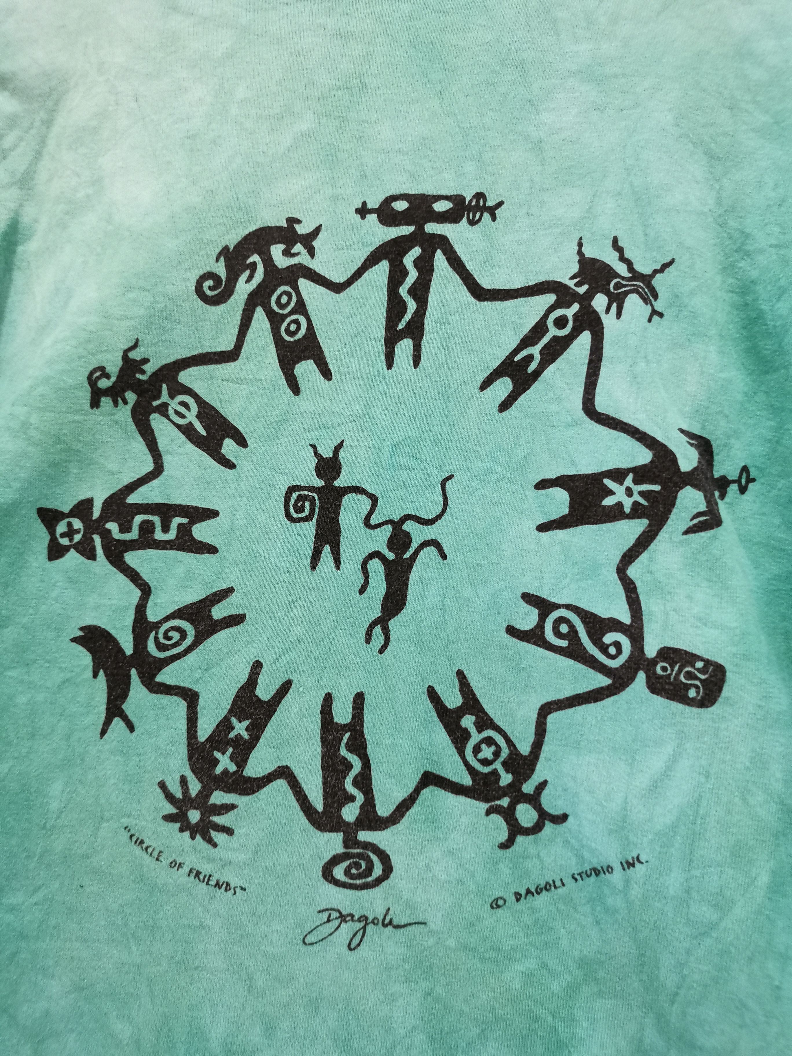 Vintage Vintage Dagoli 'Circle of Friend' Art Tee Size US M / EU 48-50 / 2 - 4 Thumbnail