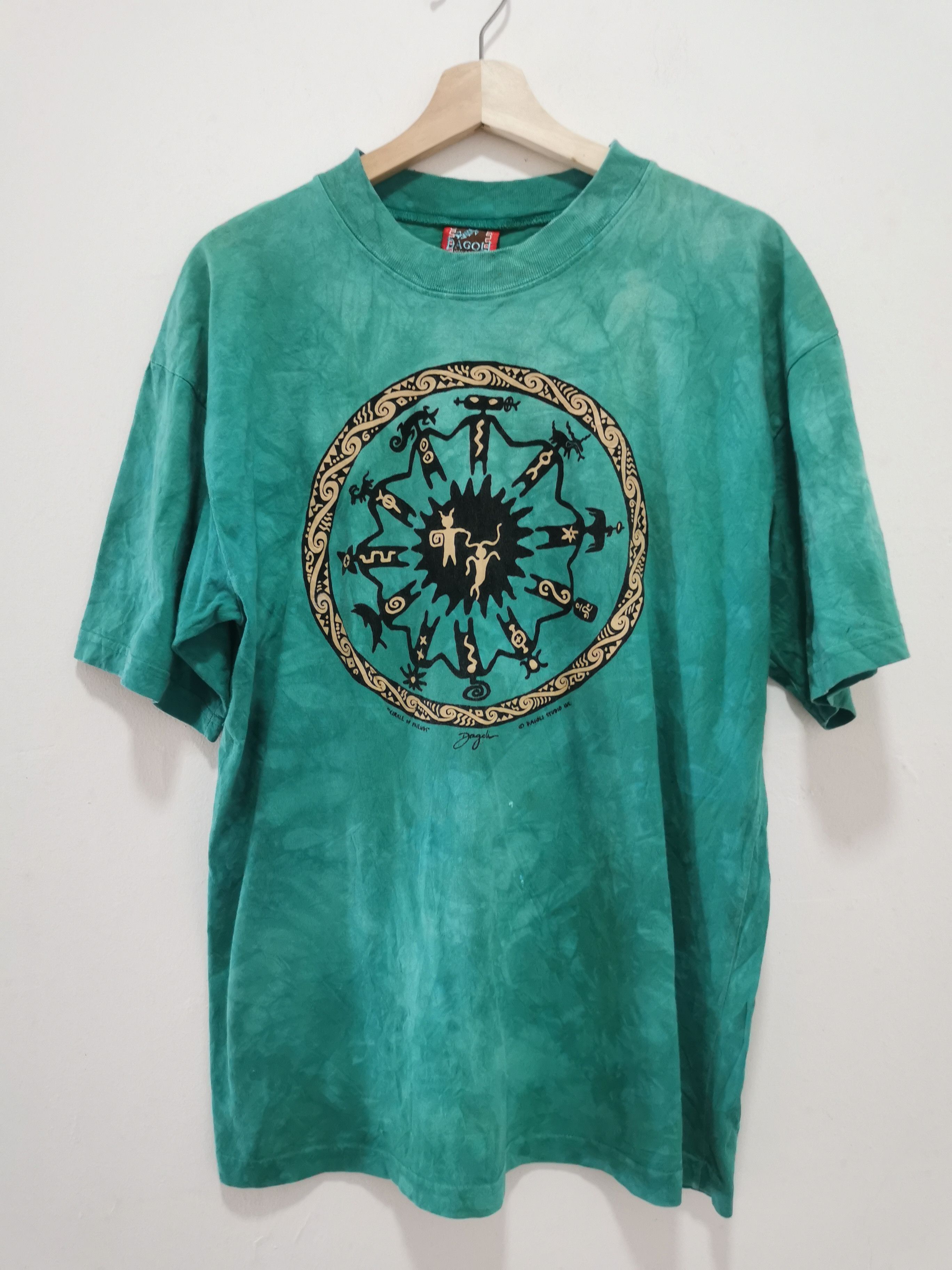 Vintage Vintage Dagoli 'Circle of Friend' Art Tee Size US M / EU 48-50 / 2 - 1 Thumbnail