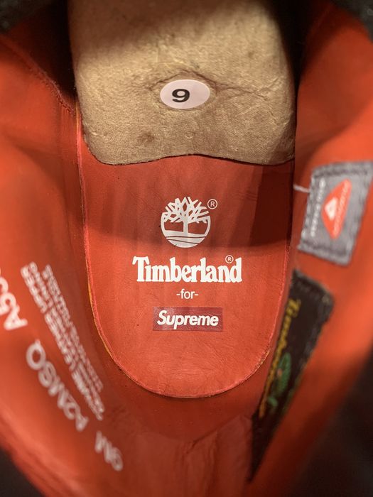 Supreme Supreme Timberland Big Logo 6-Inch Premium Waterproof Boot