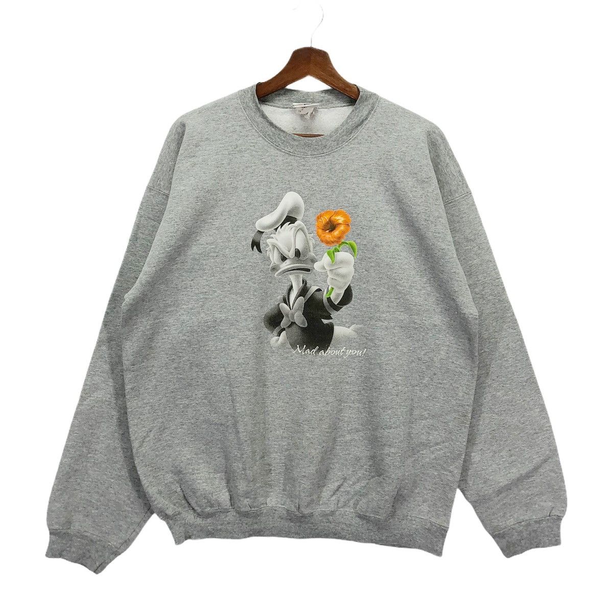 Disney Vintage 90s Donald Duck Disney Crewneck Size US L / EU 52-54 / 3 - 1 Thumbnail