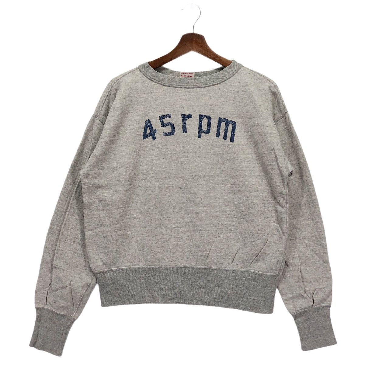 45rpm × Japanese Brand Vintage 45rpm Japanese Brand Sweatshirt Medium size Size US M / EU 48-50 / 2 - 1 Thumbnail