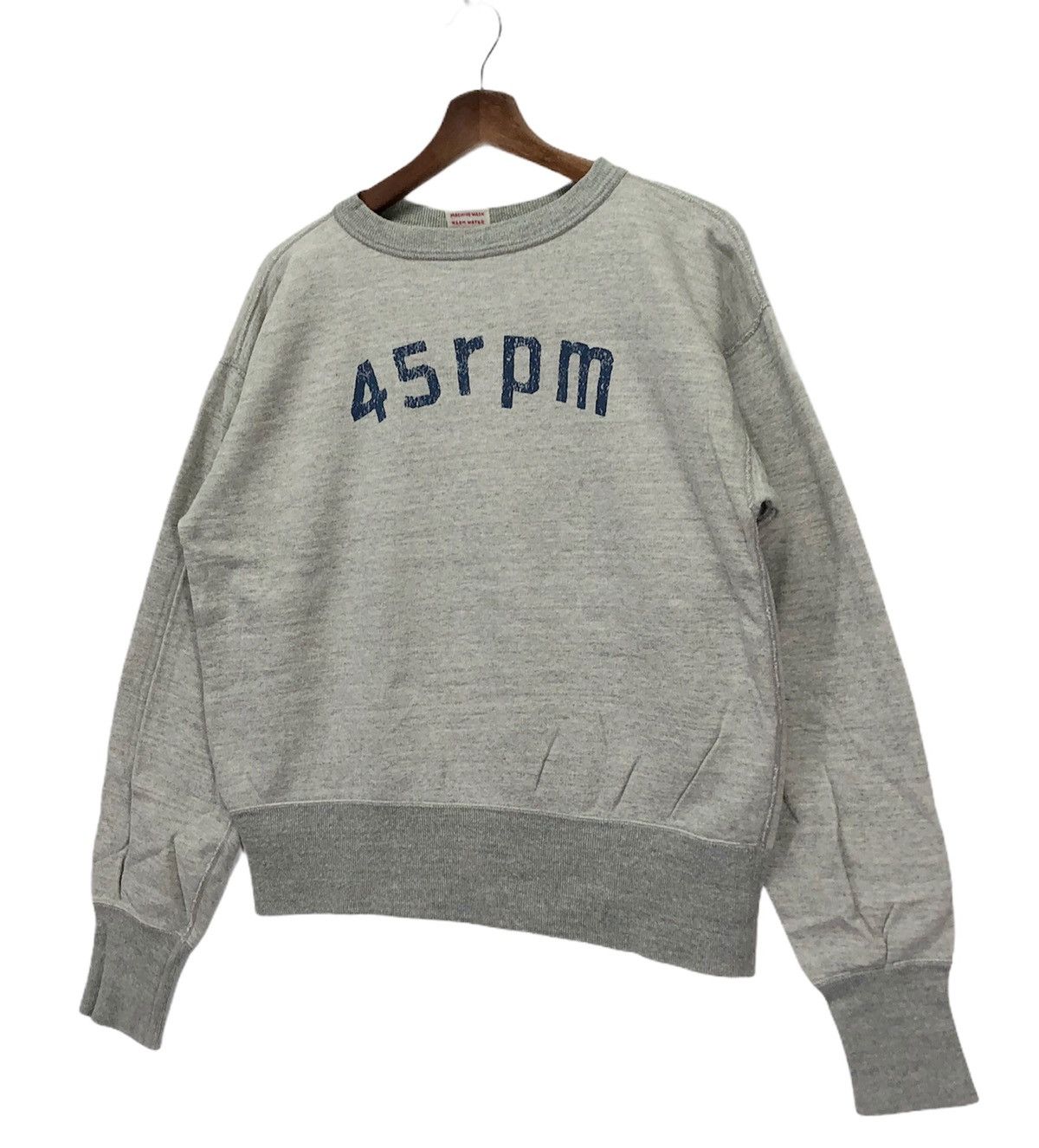45rpm × Japanese Brand Vintage 45rpm Japanese Brand Sweatshirt Medium size Size US M / EU 48-50 / 2 - 2 Thumbnail