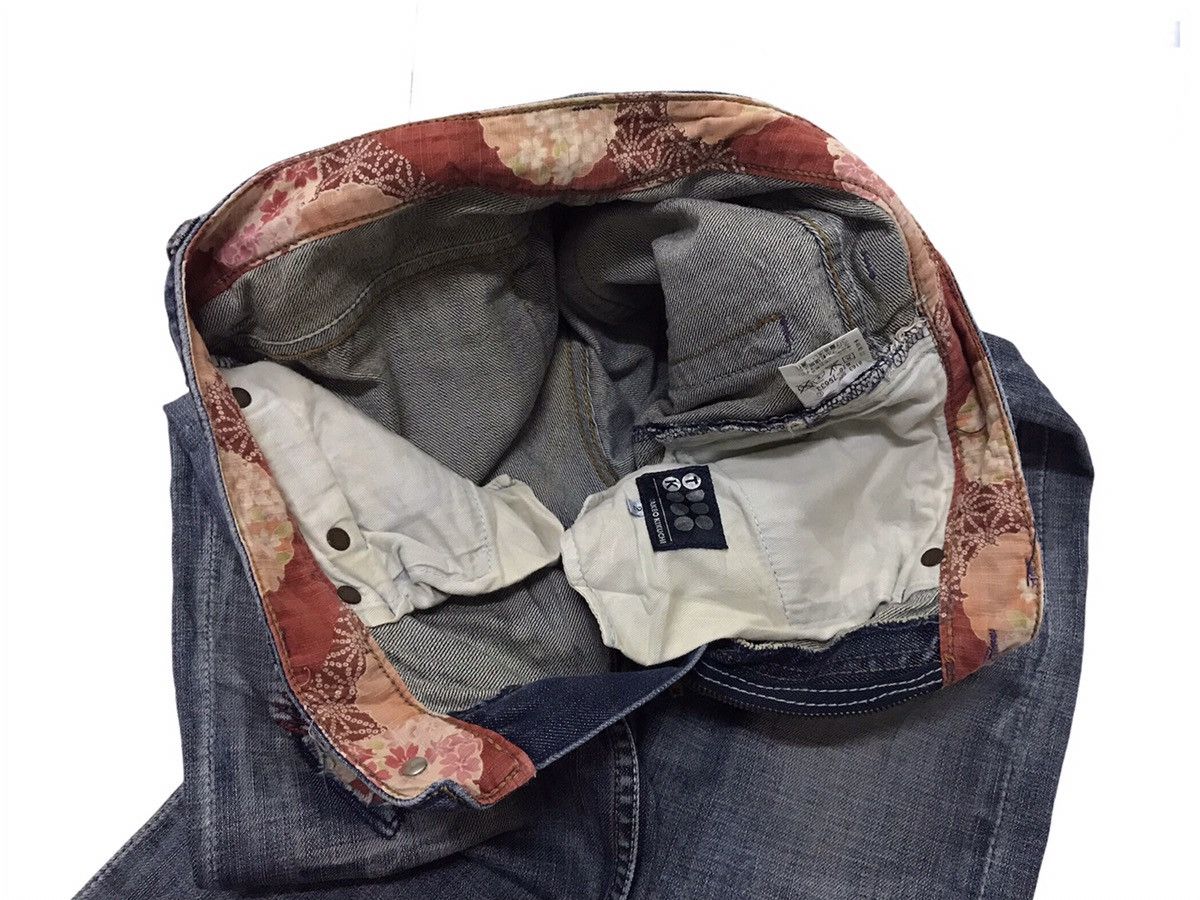Japanese Brand × Takeo Kikuchi RARE! Takeo Kikuchi Patchwork Boro Distressed Denim Size US 30 / EU 46 - 16 Thumbnail