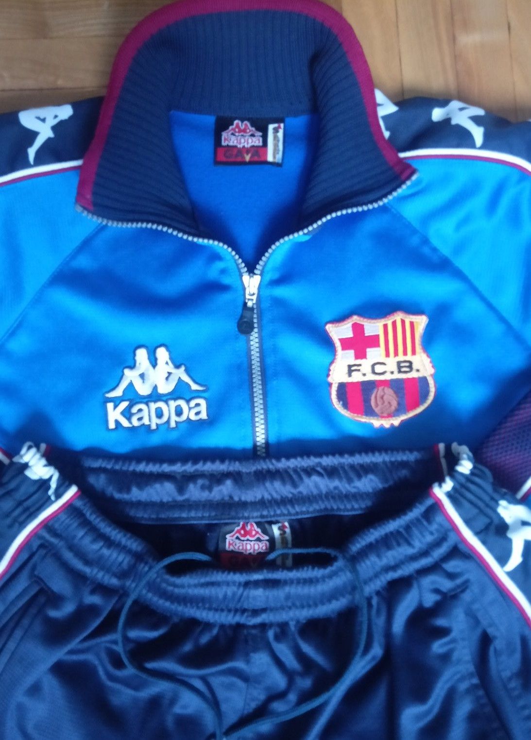 Barcelona kappa tracksuit deals