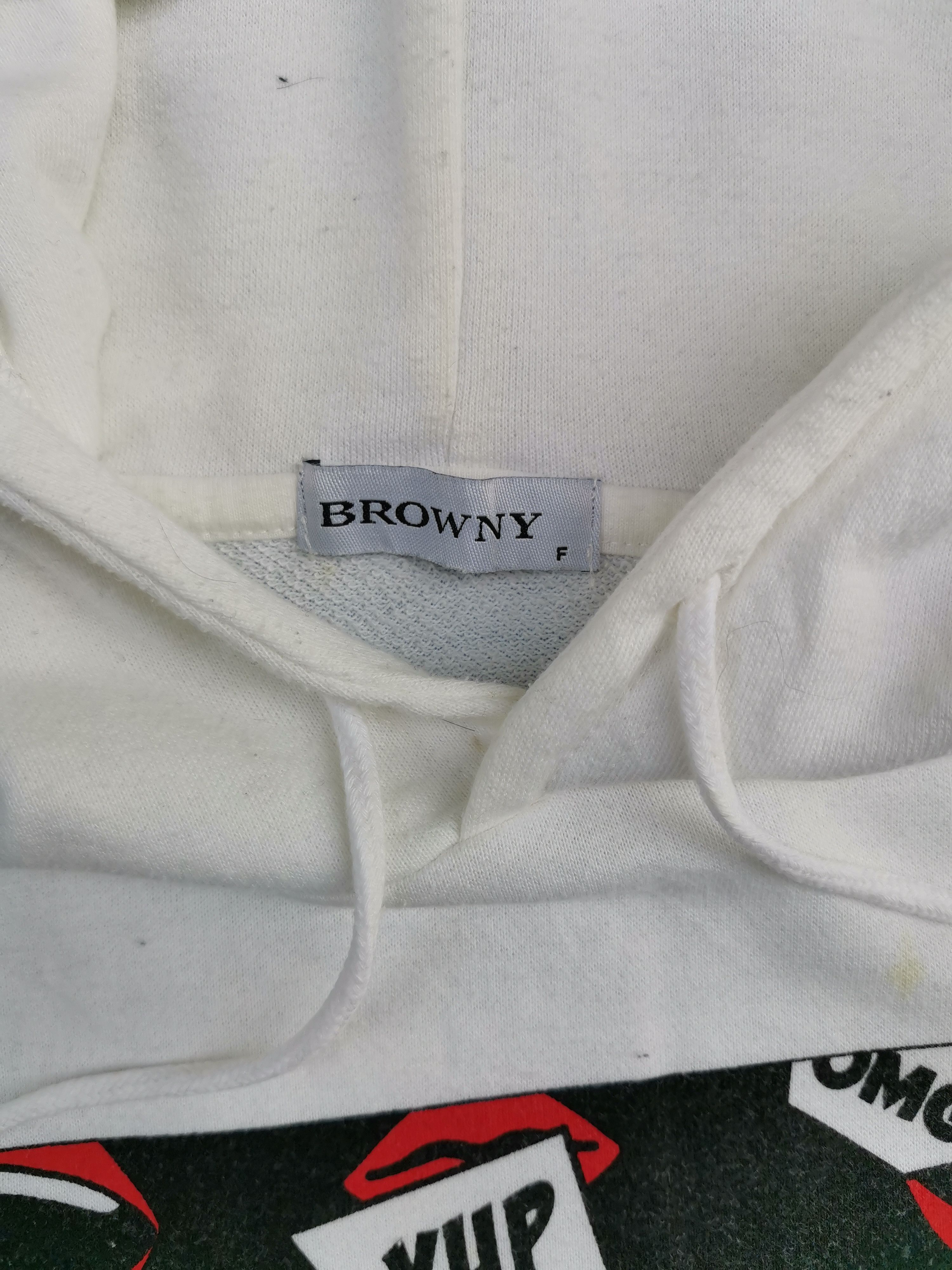 Japanese Brand Rare Browny many Lips Big Logo Hoodie Sweatshirt Size US M / EU 48-50 / 2 - 4 Thumbnail