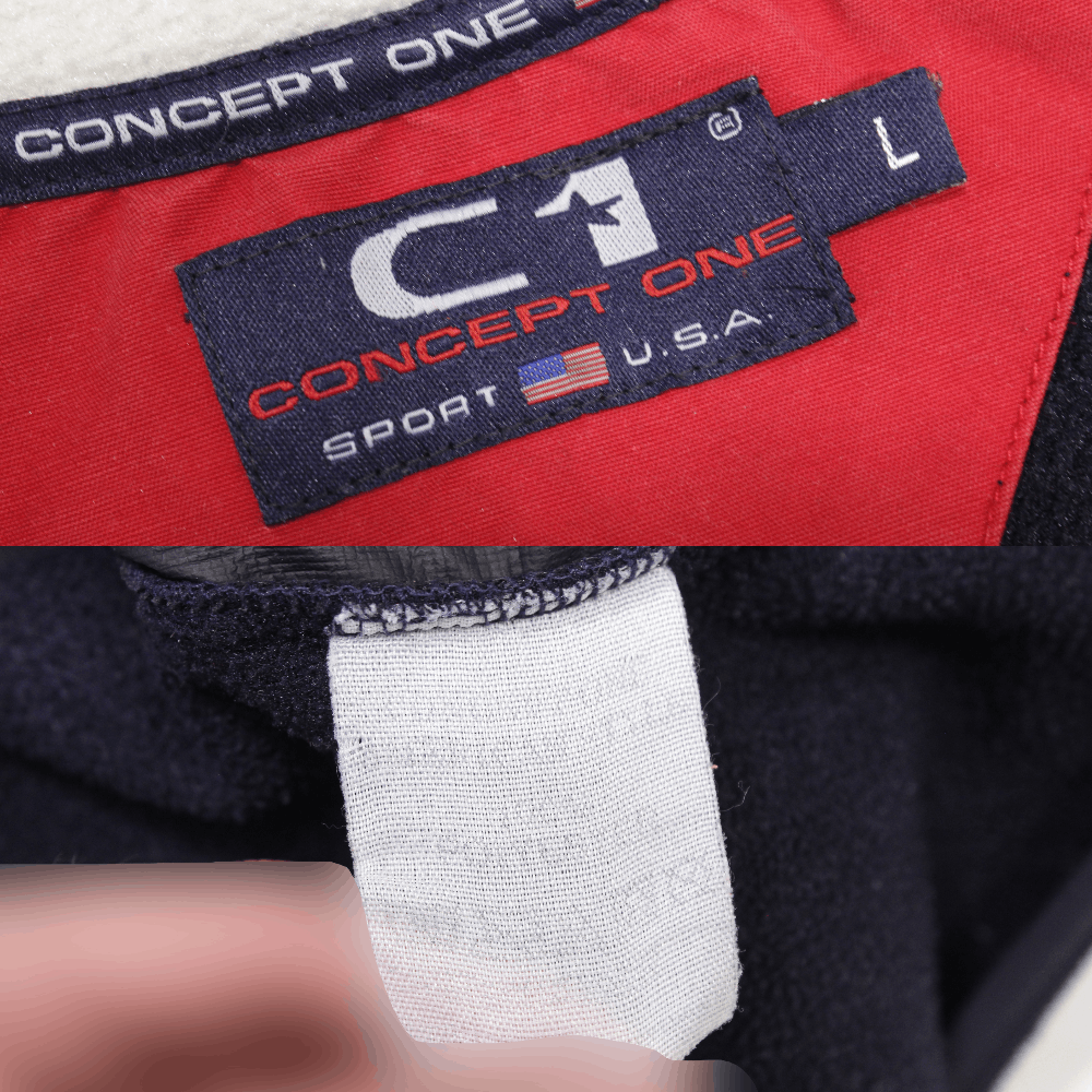 Vintage 90S Concept 1 Pole Expedition Sport USA Fleece Size US L / EU 52-54 / 3 - 11 Thumbnail