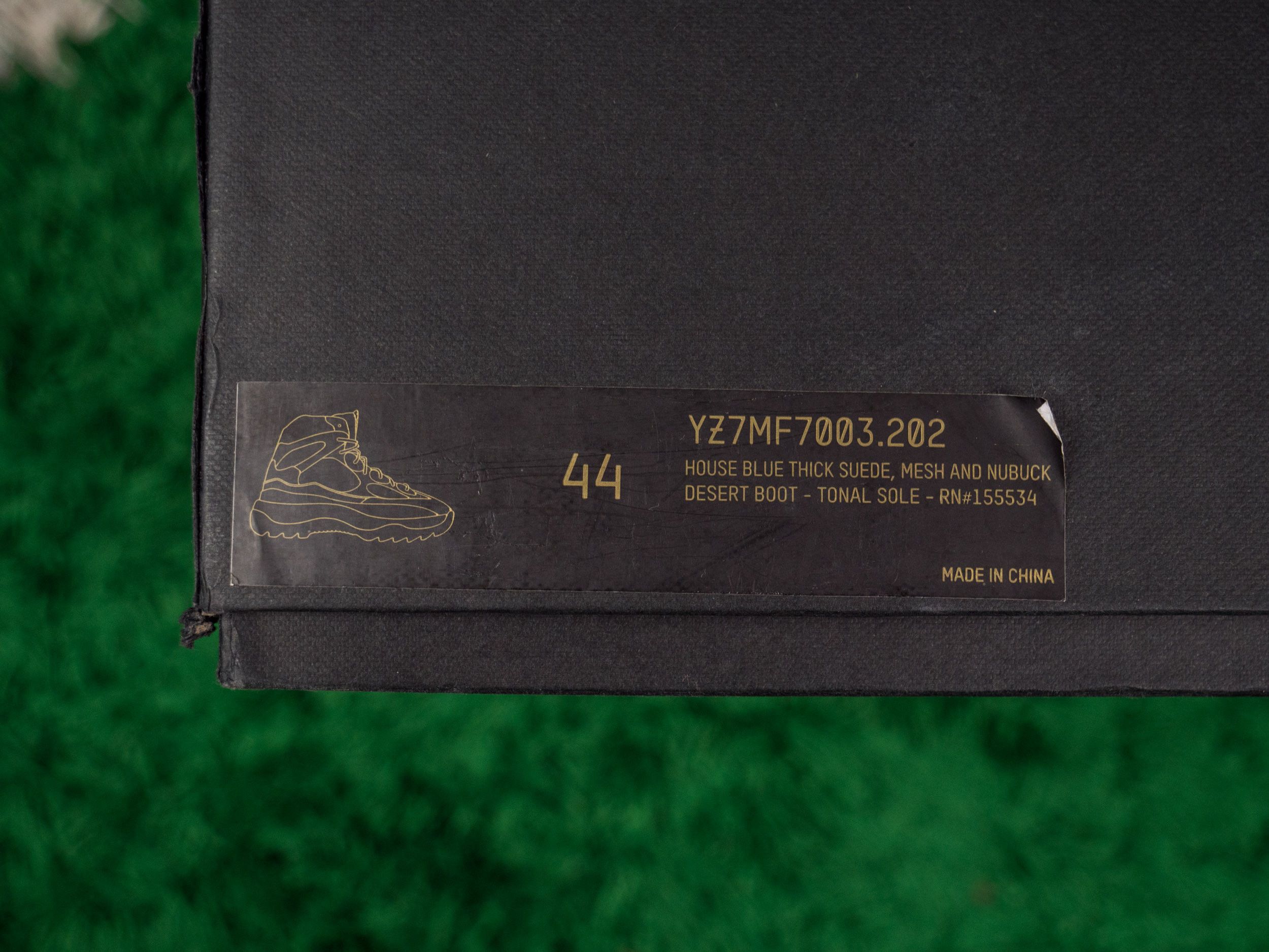 Yeezy VNDS YEEZY SEASON 7 DESERT BOOT HOUSE BLUE DSRT BOOT (44) Size US 11 / EU 44 - 7 Thumbnail