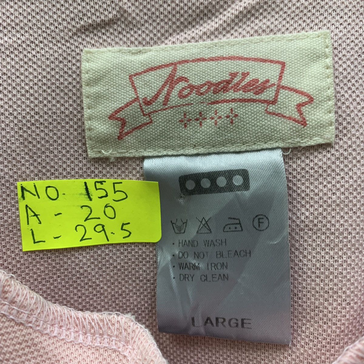 Japanese Brand Noodles Japanese Brand Ranglan Single Pocket T-shirts Size US L / EU 52-54 / 3 - 6 Thumbnail