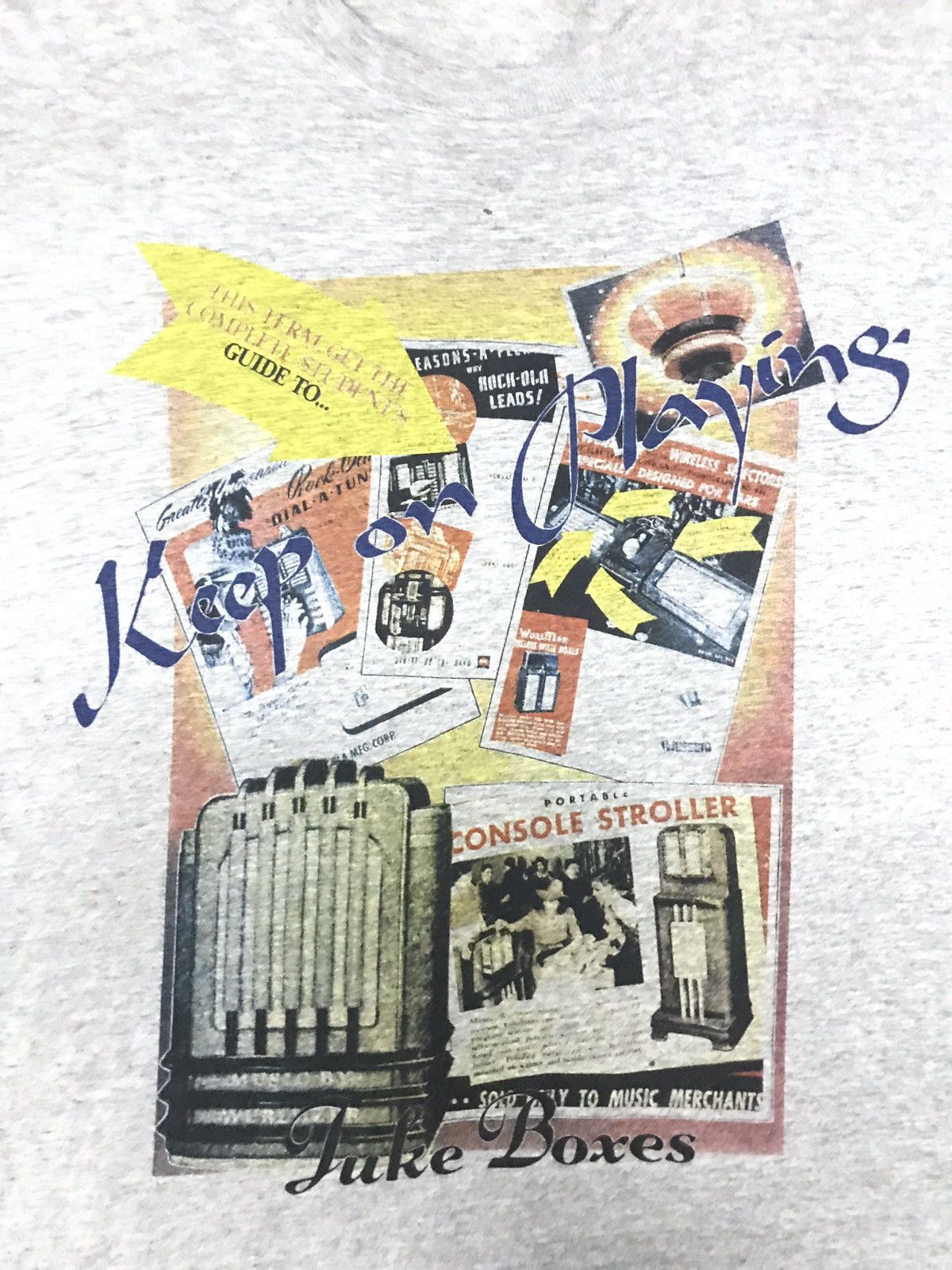 Vintage American Best Keep on Playing Juke Boxes