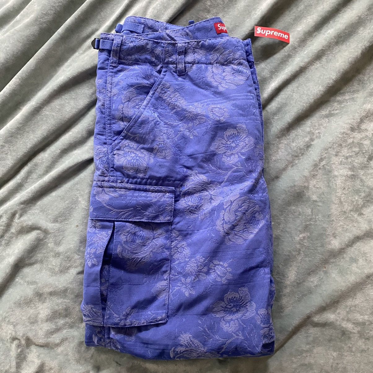 Supreme Supreme Floral Tapestry Cargo Pants 36 | Grailed