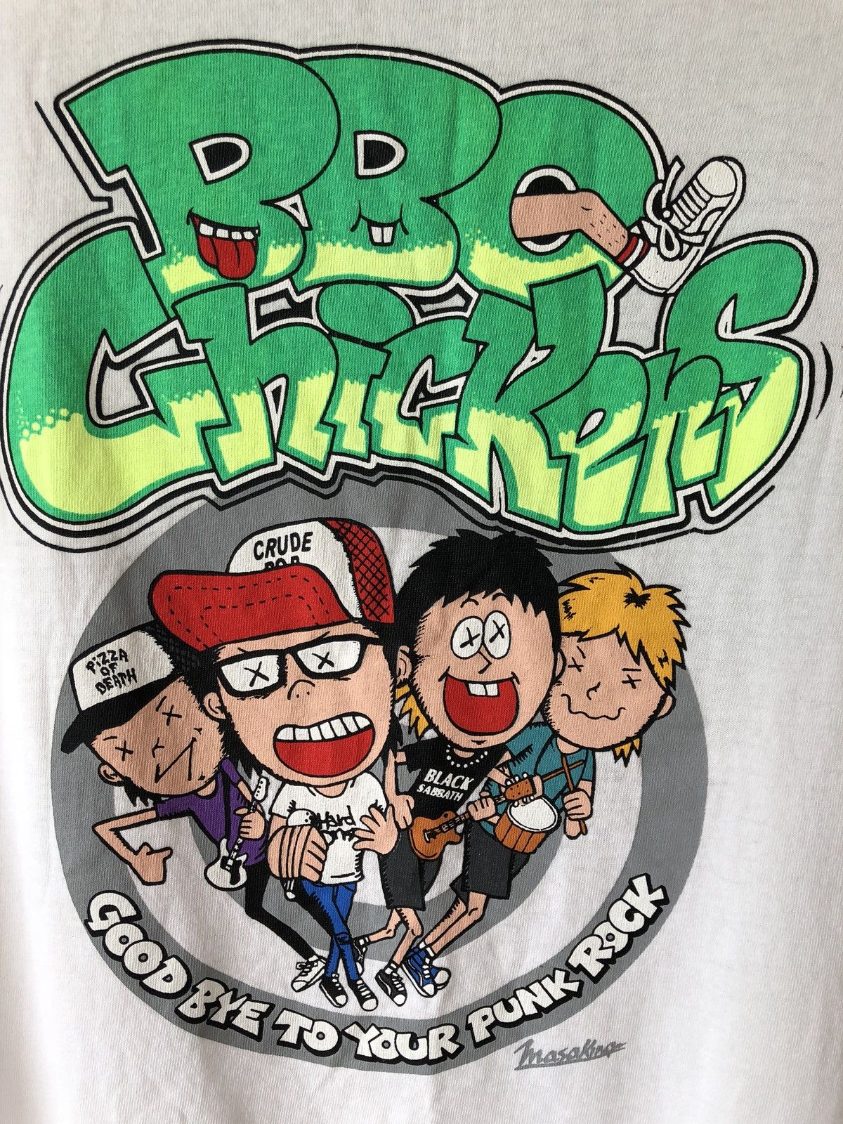 Vintage BBQ Chickens Pizza Of Death Band Tee