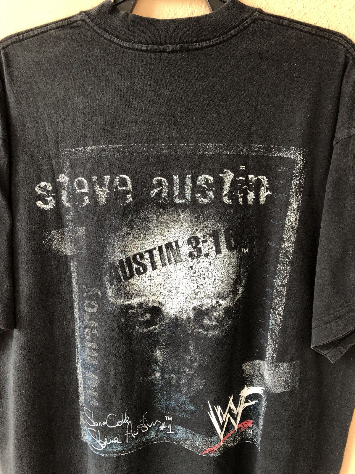 Vintage Vintage 90s STONE COLD WWF Wrestling Promo Tee Size US L / EU 52-54 / 3 - 10 Thumbnail