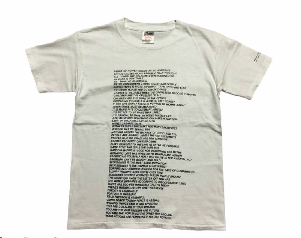 Vintage Vintage Jenny Holzer ‘Trueisms’ 1987 Neo-Conceptual Art Size US L / EU 52-54 / 3 - 1 Thumbnail