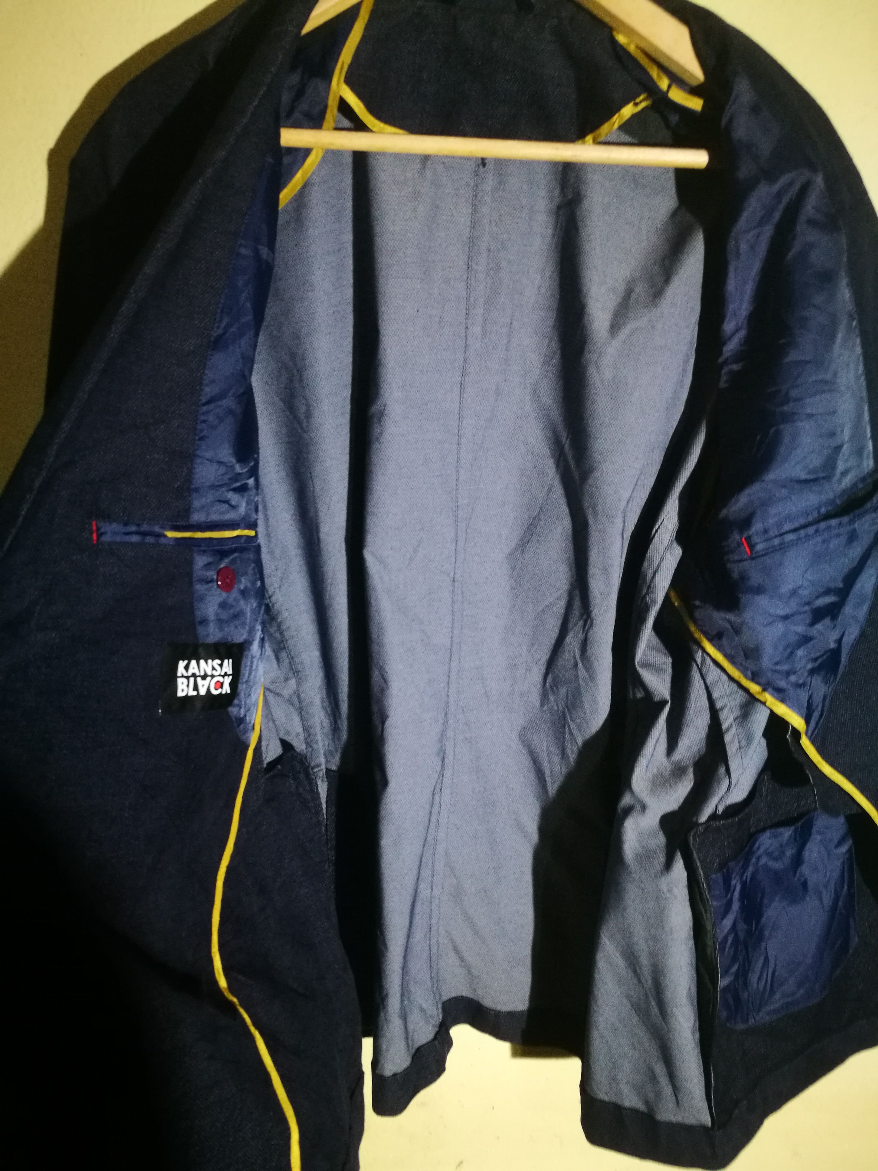 Kansai Yamamoto Kansai Black Blazers Size 38R - 7 Thumbnail