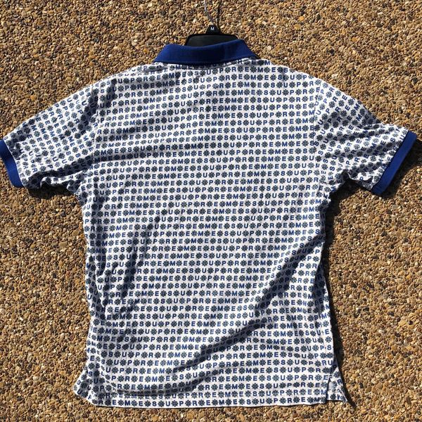 Supreme Supreme Foulard Polo Blue | Grailed