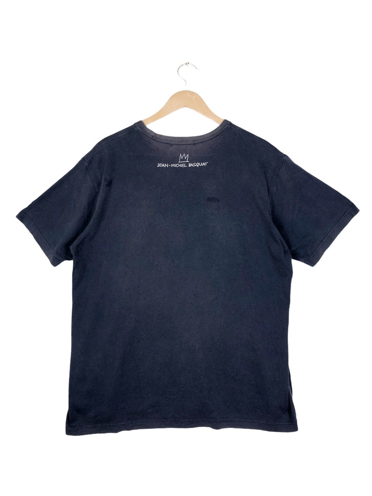 Jean-Michel Basquiat × Vintage Vintage Jean Michel Basquiat Sun Faded NOTARY T Shirt Size US L / EU 52-54 / 3 - 2 Thumbnail